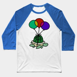 Balloon Turtle Baseball T-Shirt